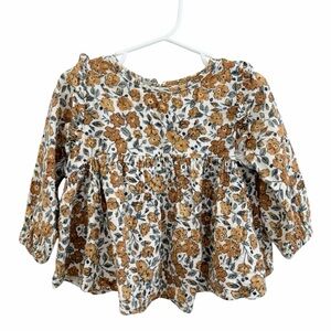 Rylee + Cru Cru HTF piper long sleeve blouse original bloom 18-24 months